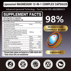 Gulapelst liposomal magnesium 21in1 capsules ready for daily supplementation.