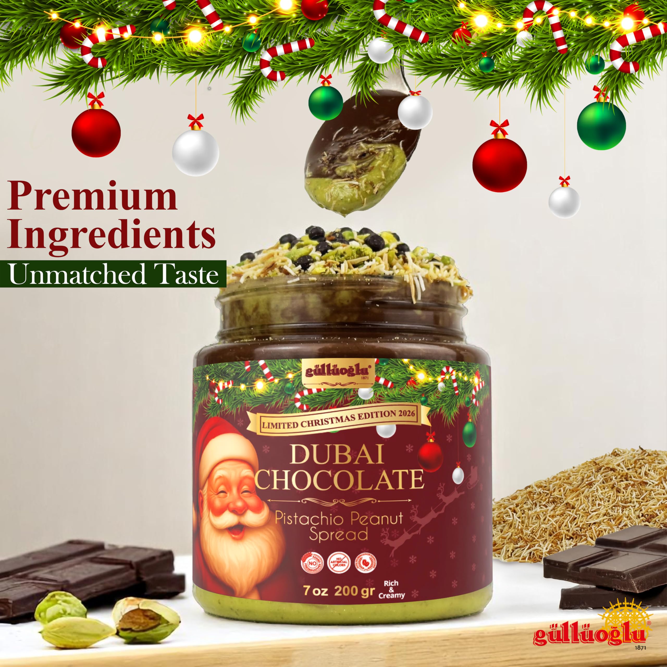 Gulluoglu spread as a topping for desserts and pastries