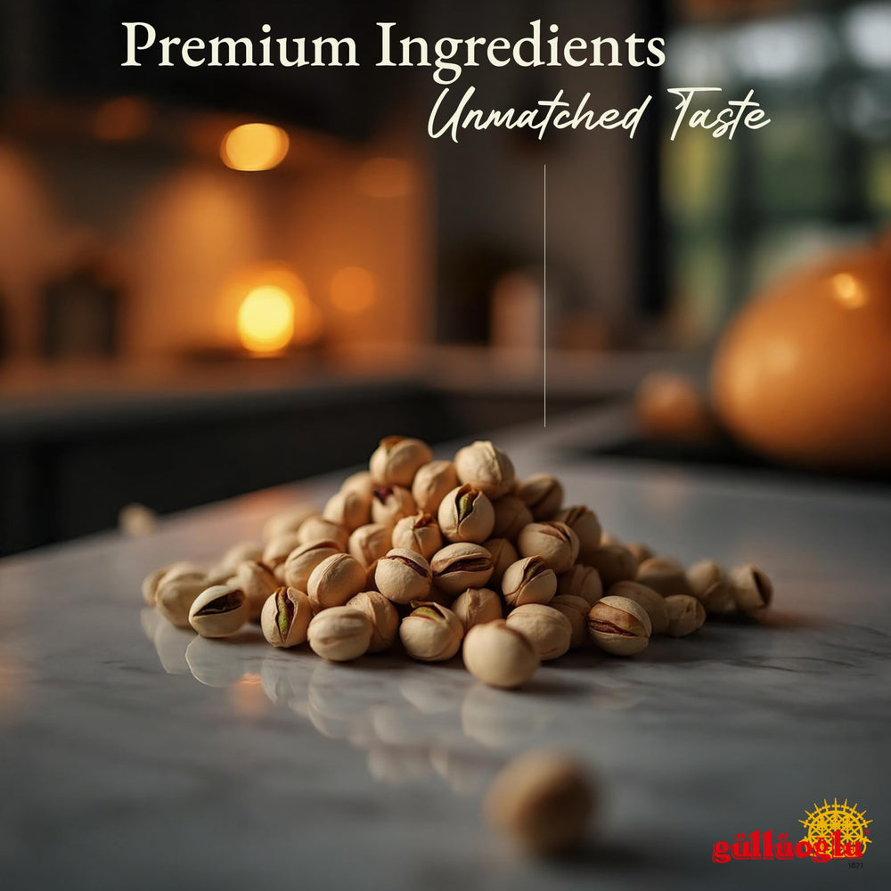 Gulluoglu pistachio cream texture, silky and smooth ideal for fillings.