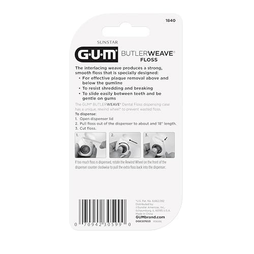 GUM ButlerWeave floss dispenser view highlighting convenient packaging