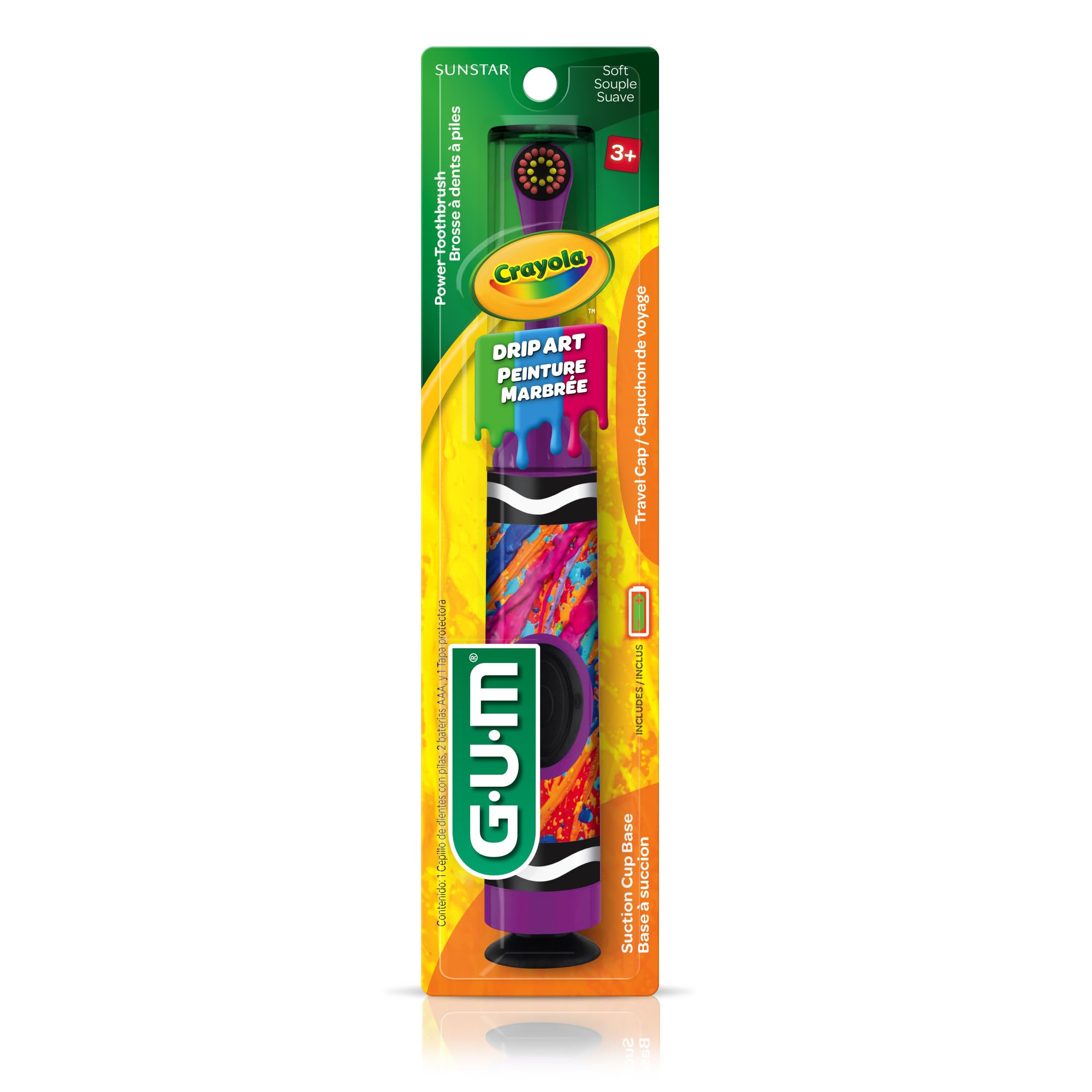 GUM Crayola Drip Art kids pack of 2 provides value