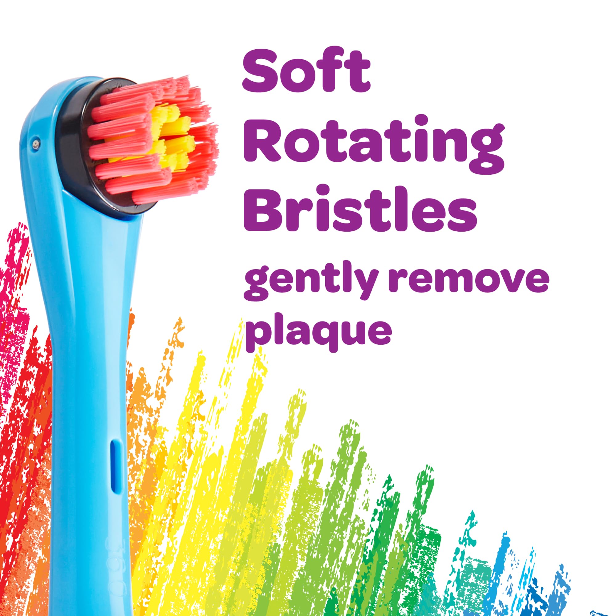 GUM Crayola Drip Art kids sticker set encourages brushing