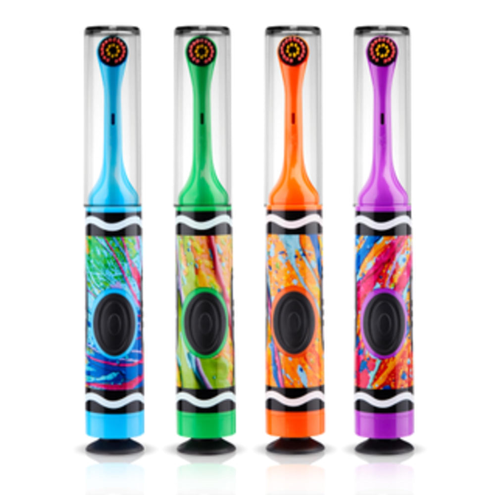 GUM Crayola Drip Art kids ultra soft bristles protect enamel