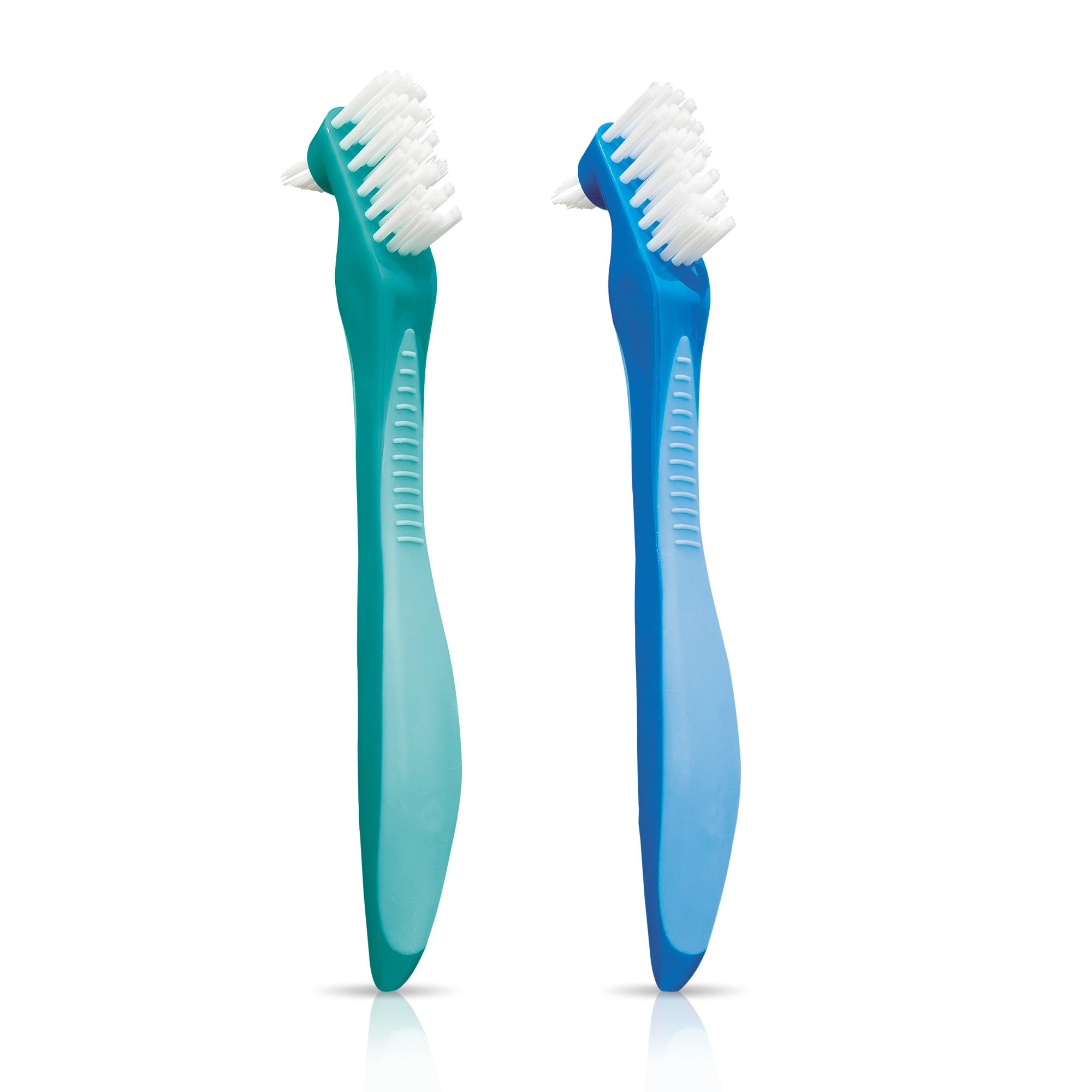 GUM Denture Brush durable bristles for long-lasting cleaning.