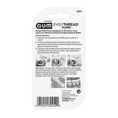 GUM EasyThread 50-uses roll highlights long-lasting, convenient flossing in one package.