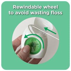 GUM Pro-Weave mint-flavored floss leaves breath refreshed after flossing