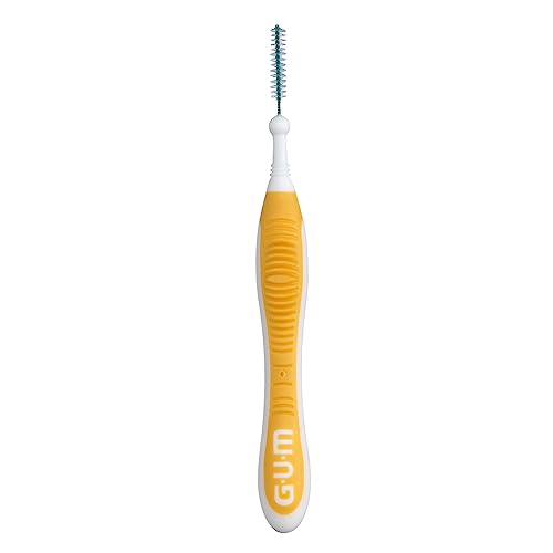 GUM Proxabrush Go-Betweens between-teeth cleaning in action for tight spaces