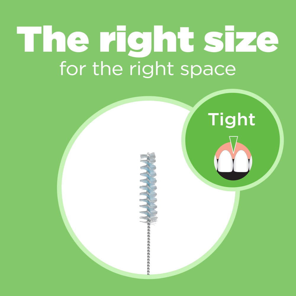 Nylon-coated wire protects braces and implants during interdental cleaning.