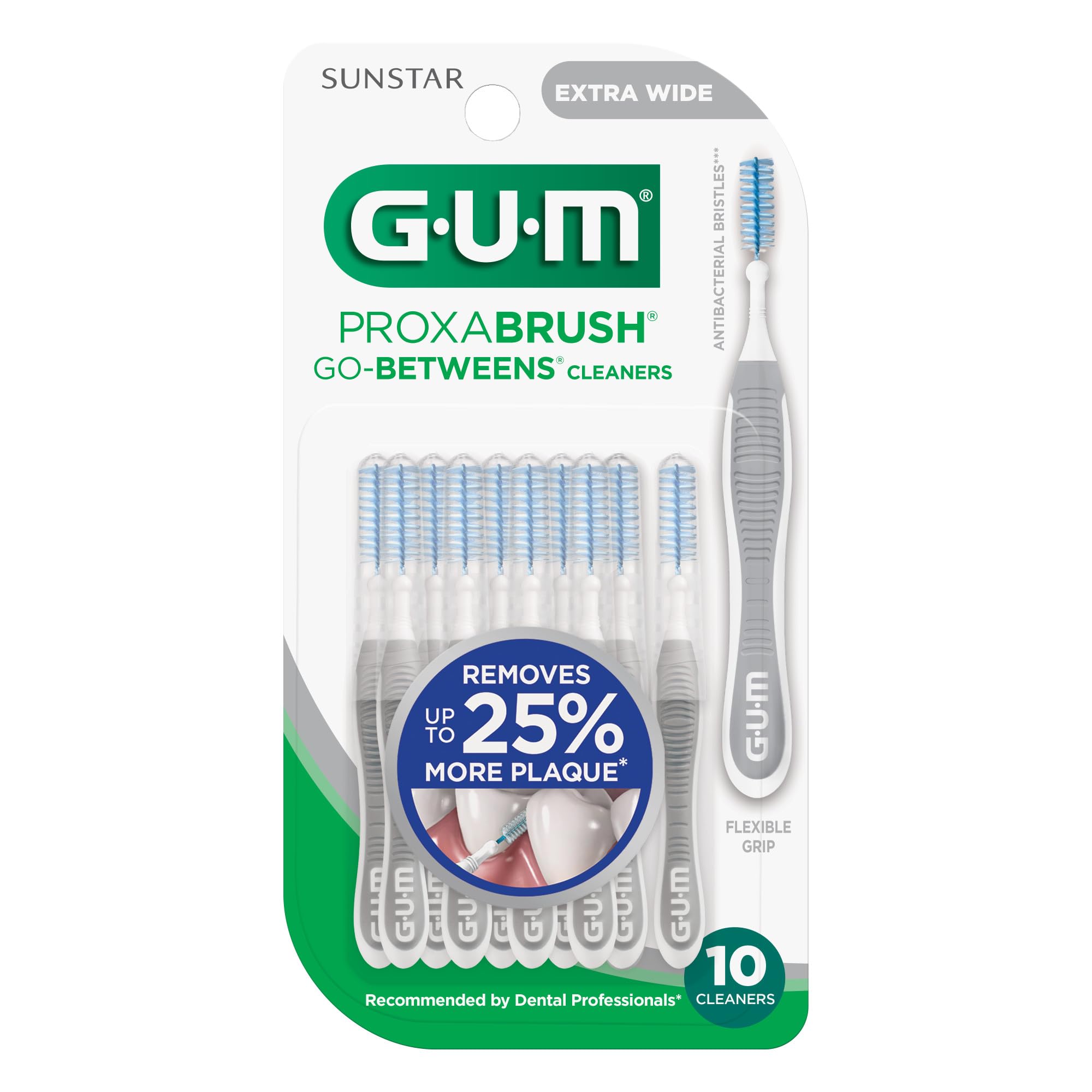 GUM Proxabrush Go-Betweens compact and portable for on-the-go care