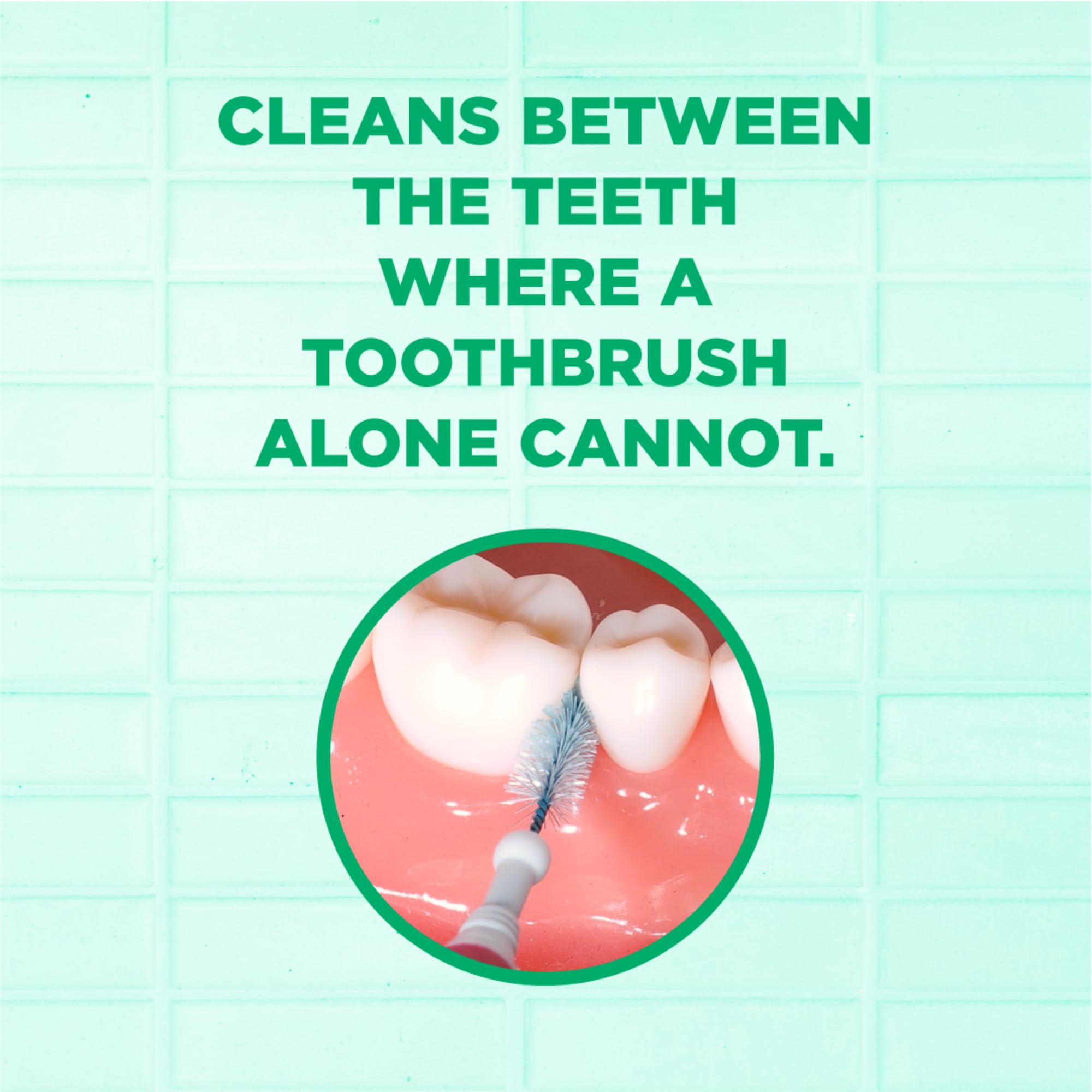 GUM Proxabrush Go-Betweens portable purse kit for daily use.