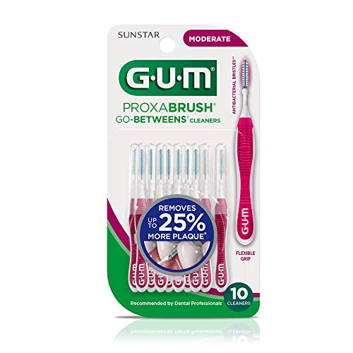 GUM Proxabrush Go-Betweens braces cleaning focuses on braces-safe cleaning around hardware