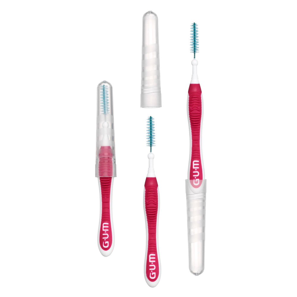 GUM Proxabrush Go-Betweens compatible with moderately spaced teeth