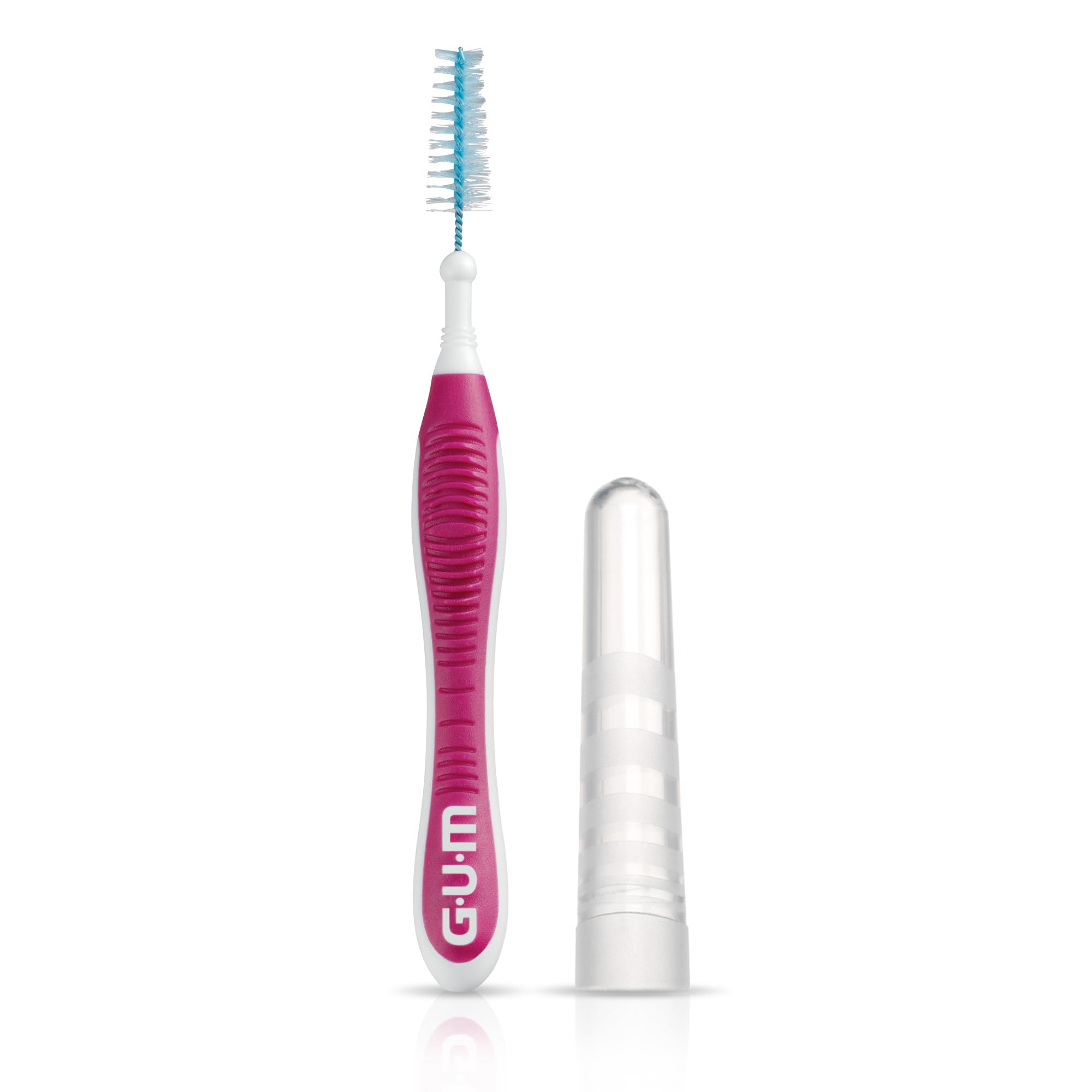 GUM Proxabrush Go-Betweens moderate size suits moderately spaced teeth.