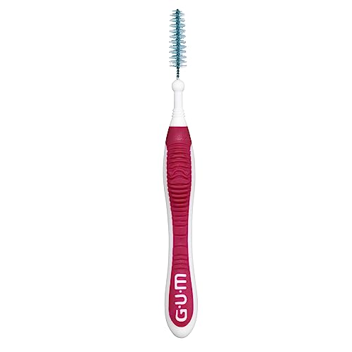 GUM Proxabrush Go-Betweens nylon-coated wire cleans around braces.