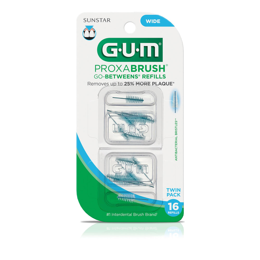 GUM Proxabrush Go-Betweens are reusable and reduce single-use plastics.