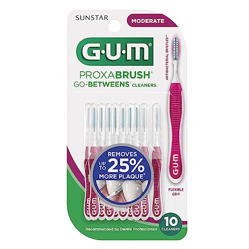 GUM Proxabrush Go-Betweens compact travel cap for on-the-go dental care.