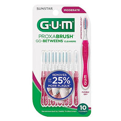 GUM Proxabrush Go-Betweens compact travel cap for on-the-go dental care.