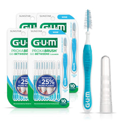 GUM Proxabrush Go-Betweens between-teeth cleaning for plaque removal