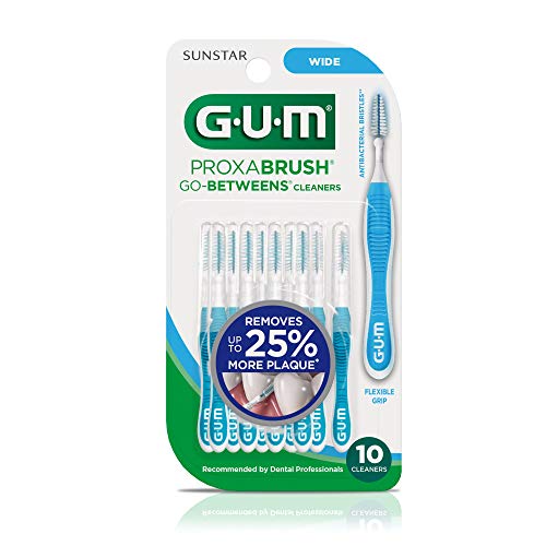 GUM Proxabrush Go-Betweens braces cleaning around dental appliances