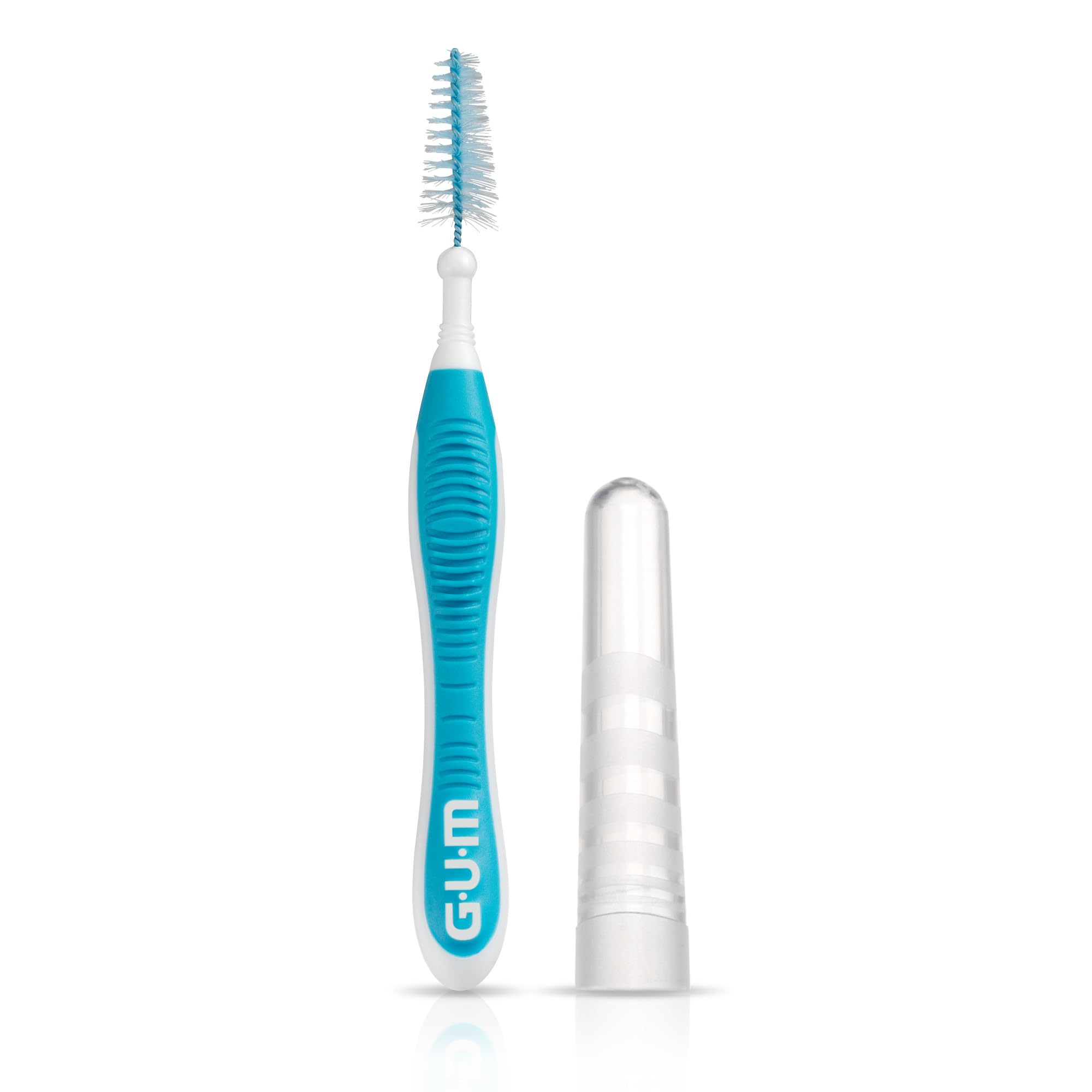 GUM Proxabrush Go-Betweens protective cap protects bristles during travel