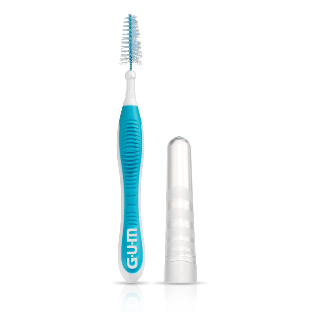 GUM Proxabrush Go-Betweens protective cap protects bristles during travel