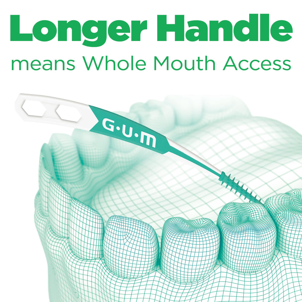 GUM Soft-Picks Advanced braces-compatibility for orthodontic spaces.