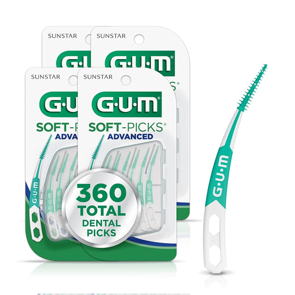 GUM Soft-Picks Advanced carrying case for travel-friendly oral care.