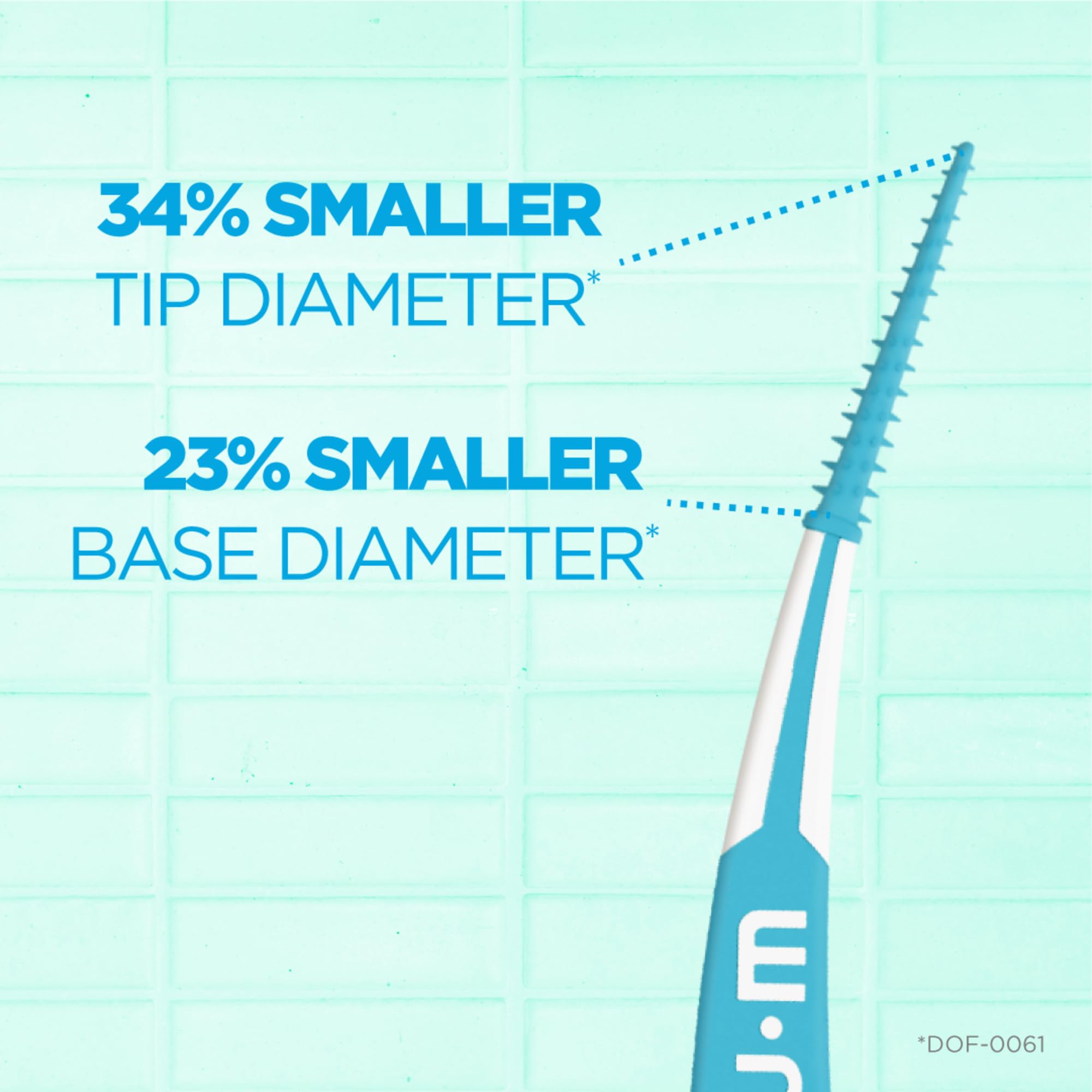GUM Soft-Picks Advanced Tight orthodontic-friendly design for braces