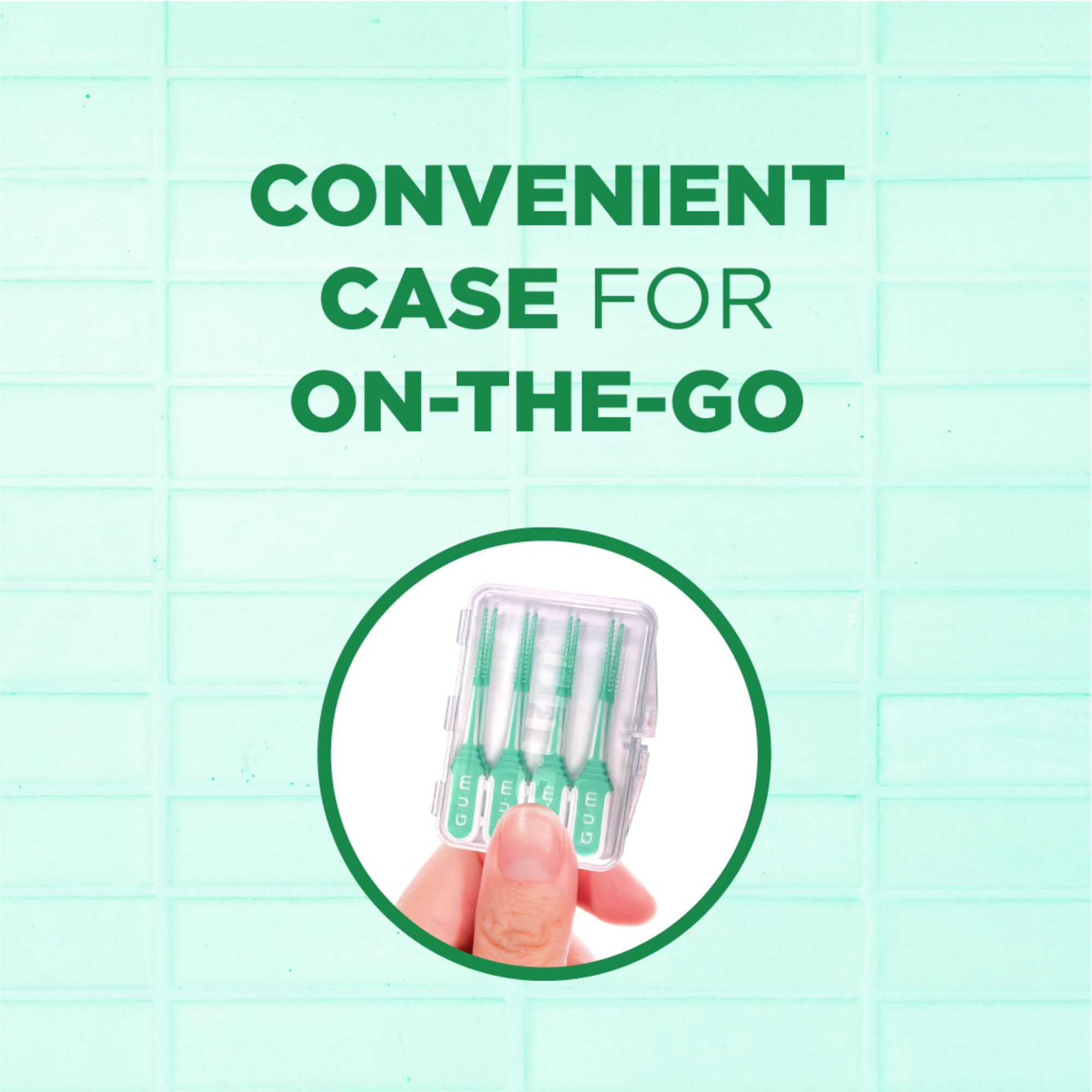 Travel-ready mint picks fit easily in bags or pockets.