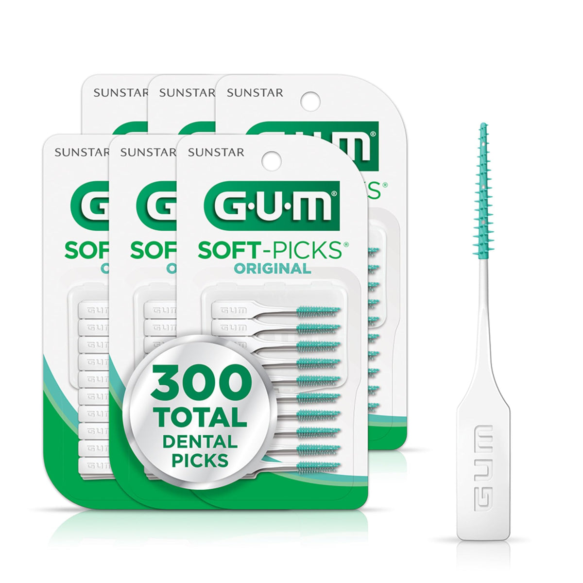GUM Soft-Picks Original carry case keeps your dental picks organized for travel