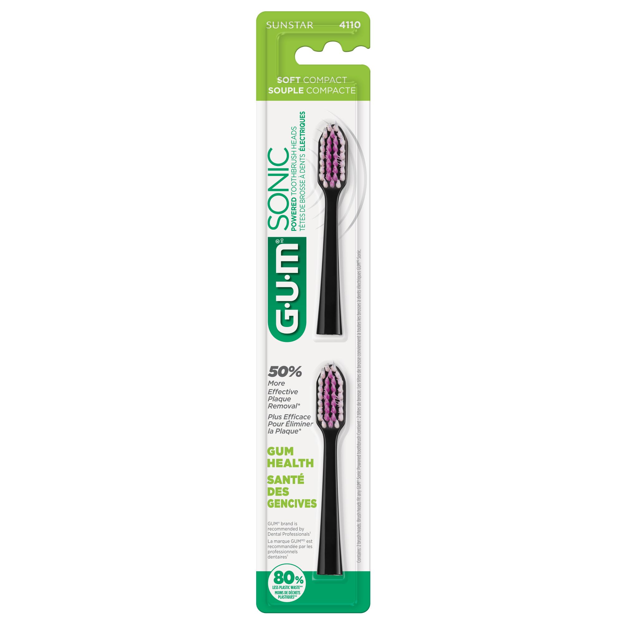 Color rings for personalization of the GUM sonic toothbrush.