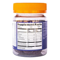 GummiShot elderberry juice concentrate closeup highlights antioxidant-rich profile.
