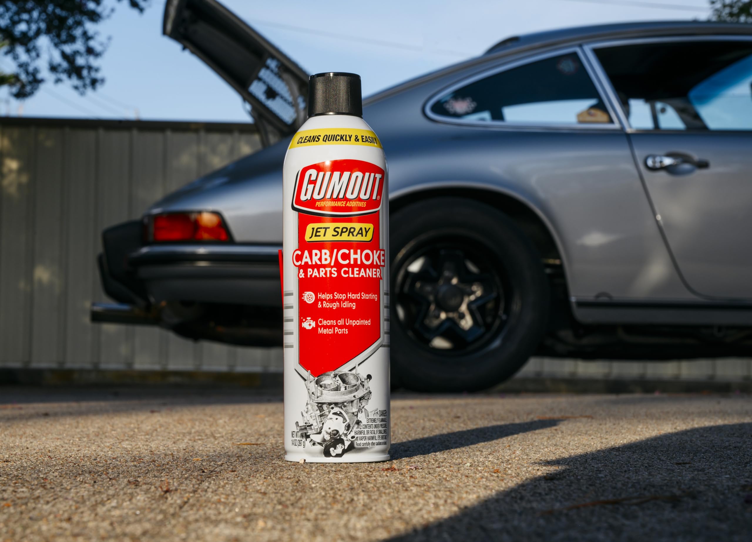 Gumout cleans varnish and dirt inside and outside for better carb performance.