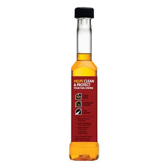 Gumout High Mileage cleaner targeting fuel injectors and intake valves for restored performance