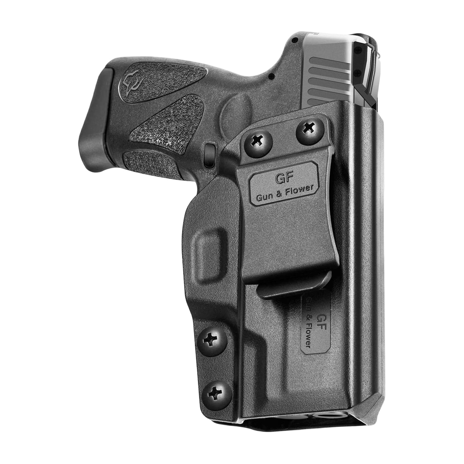 GUN AND FLOWER Taurus G2C holster with belt clip for secure concealment and quick draw.