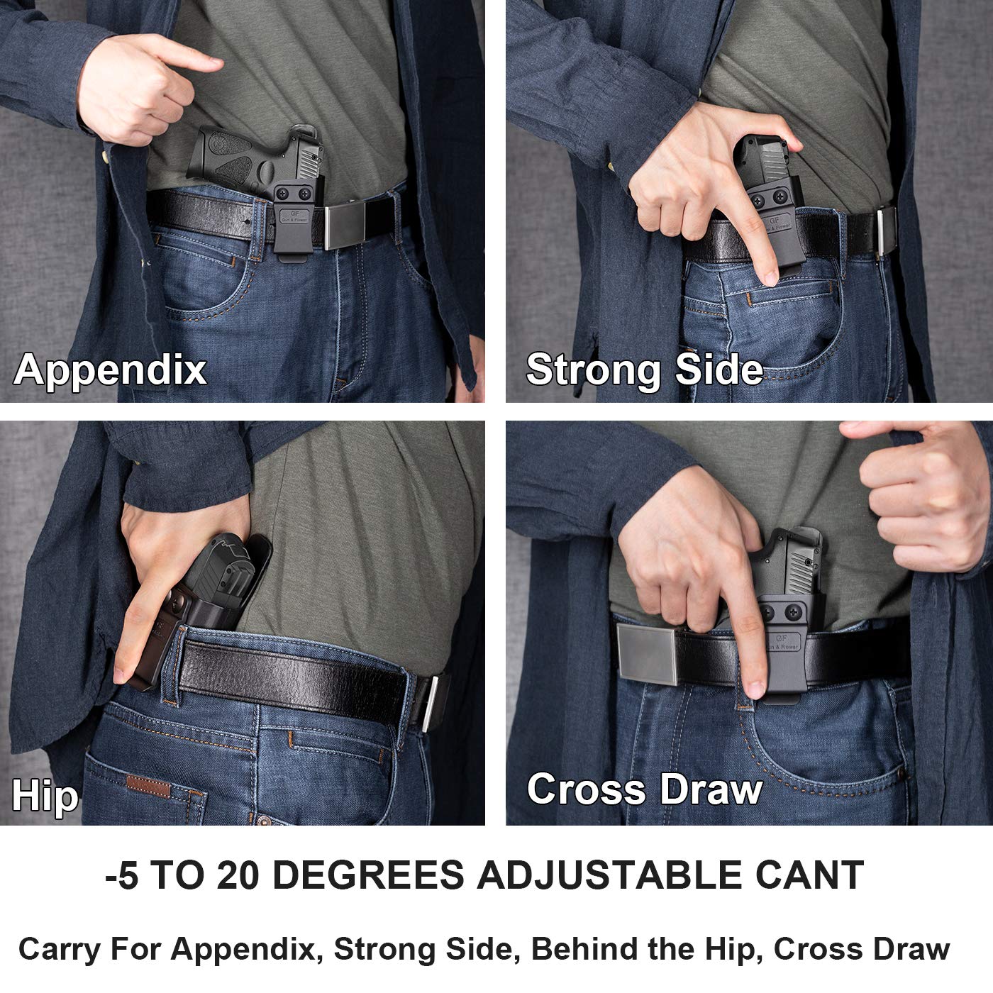 GUN AND FLOWER Taurus G2C holster features trigger guard cover to prevent accidental engagement.