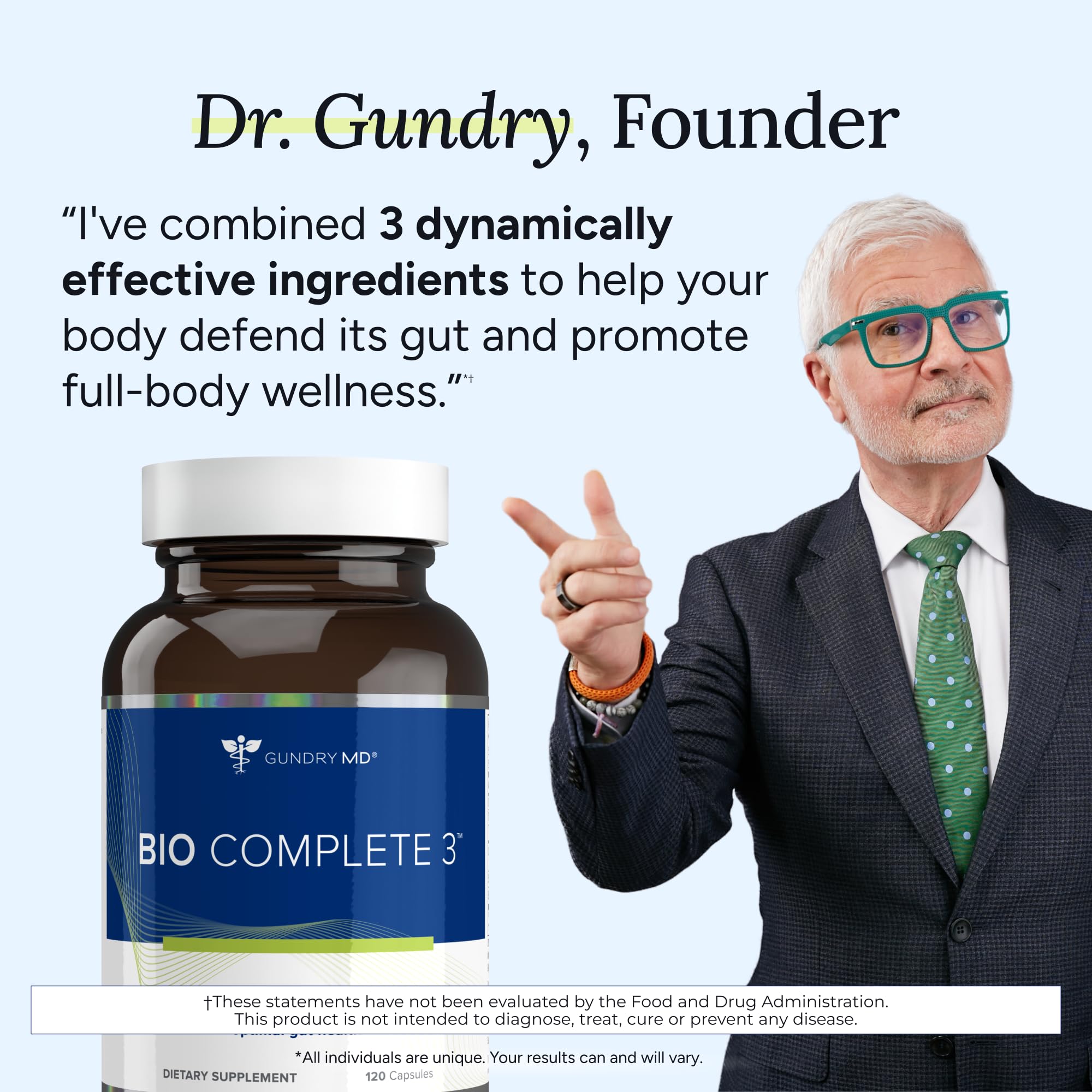 Gundry MD Bio Complete 3 measuring-scoop for simple daily use