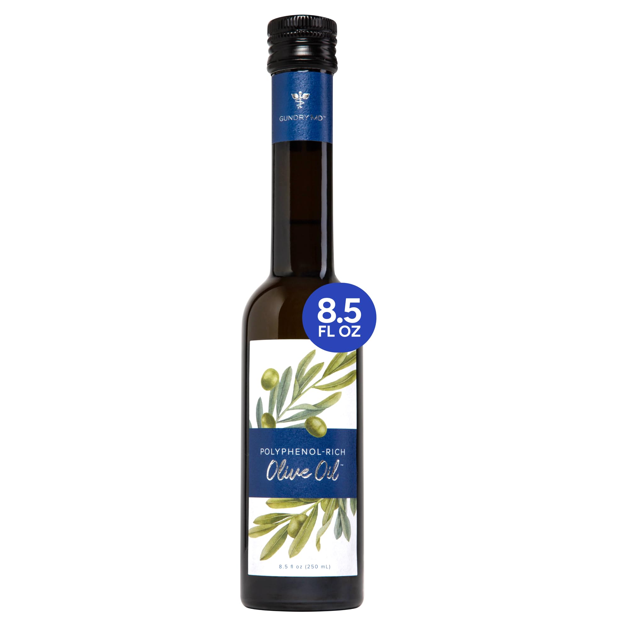 Gundry MD Organic Olive Oil bottle pour for flavorful dressings.
