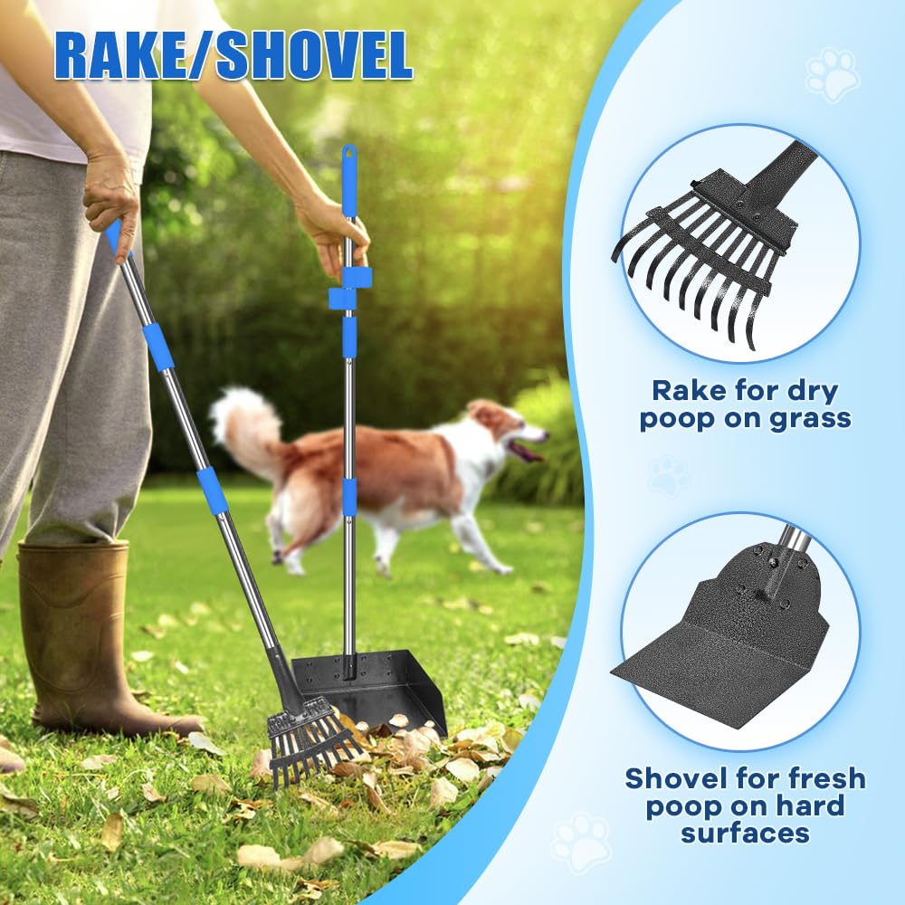 GUOOUG pooper scooper compact storage for garage or shed