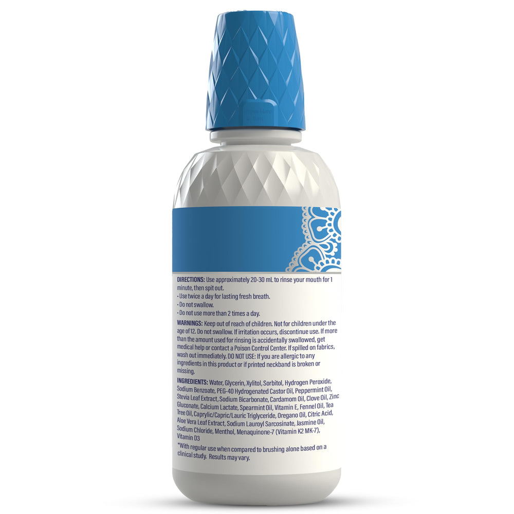 GuruNanda wild mint flavor close-up conveying fresh, clean mouthfeel