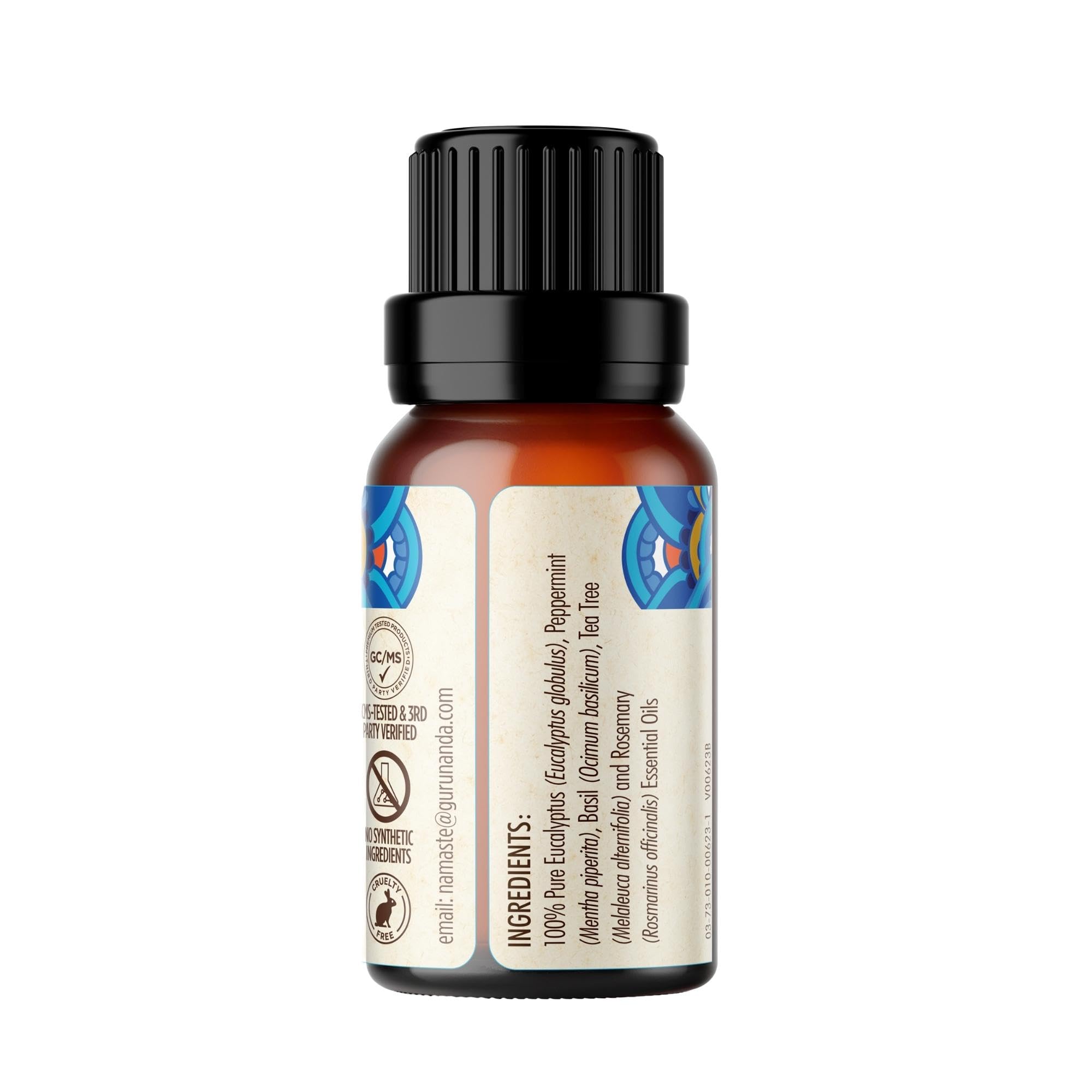 GuruNanda Breathe Easy non-GMO botanicals ensure pure ingredients.