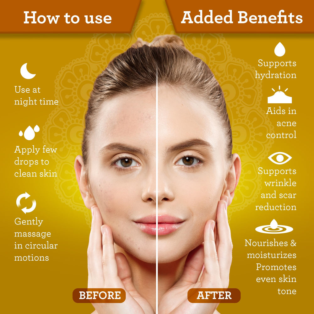 GuruNanda Castor Oil skin hydration and a healthier-looking glow.