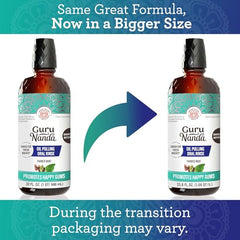 GuruNanda CocoMint 32oz refill bottle shown for easy at-home refills.