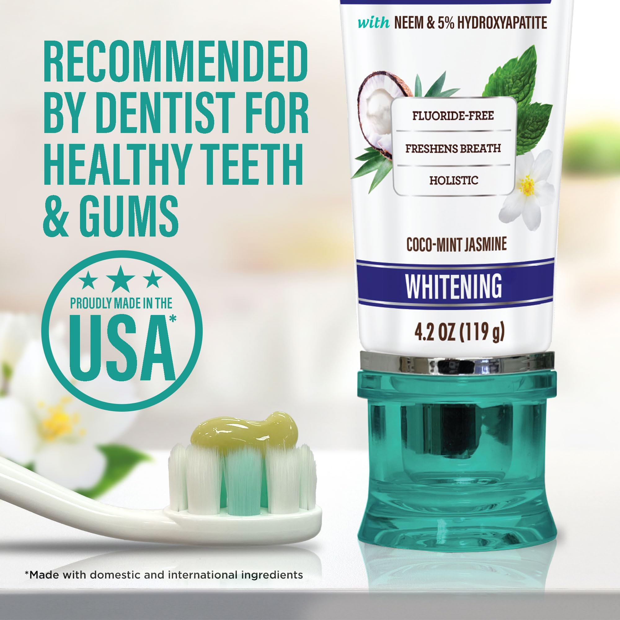 GuruNanda dentist-recommended, non-GMO formula for a deep, gentle clean.