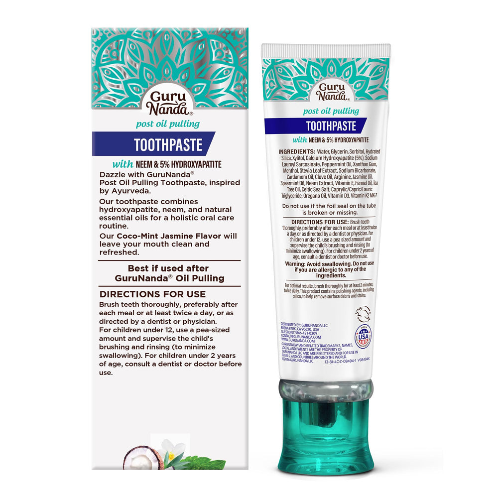 GuruNanda all-in-one routine kit for a bright, fresh smile.