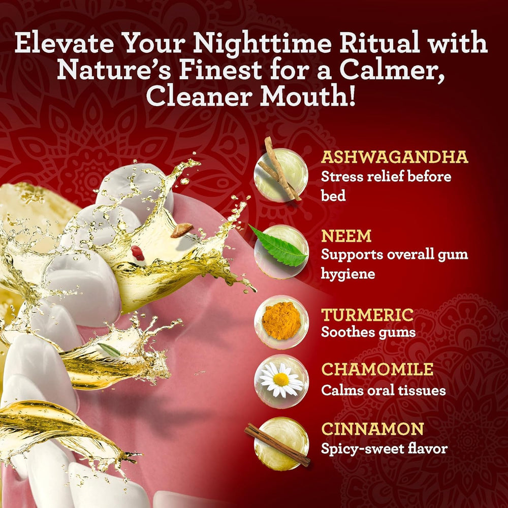 Fresh breath with herbal blend and cinnamon aroma from GuruNanda