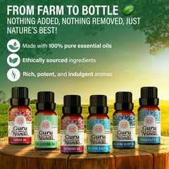 GuruNanda Relaxation bottle aromatherapy for mood balance at home.