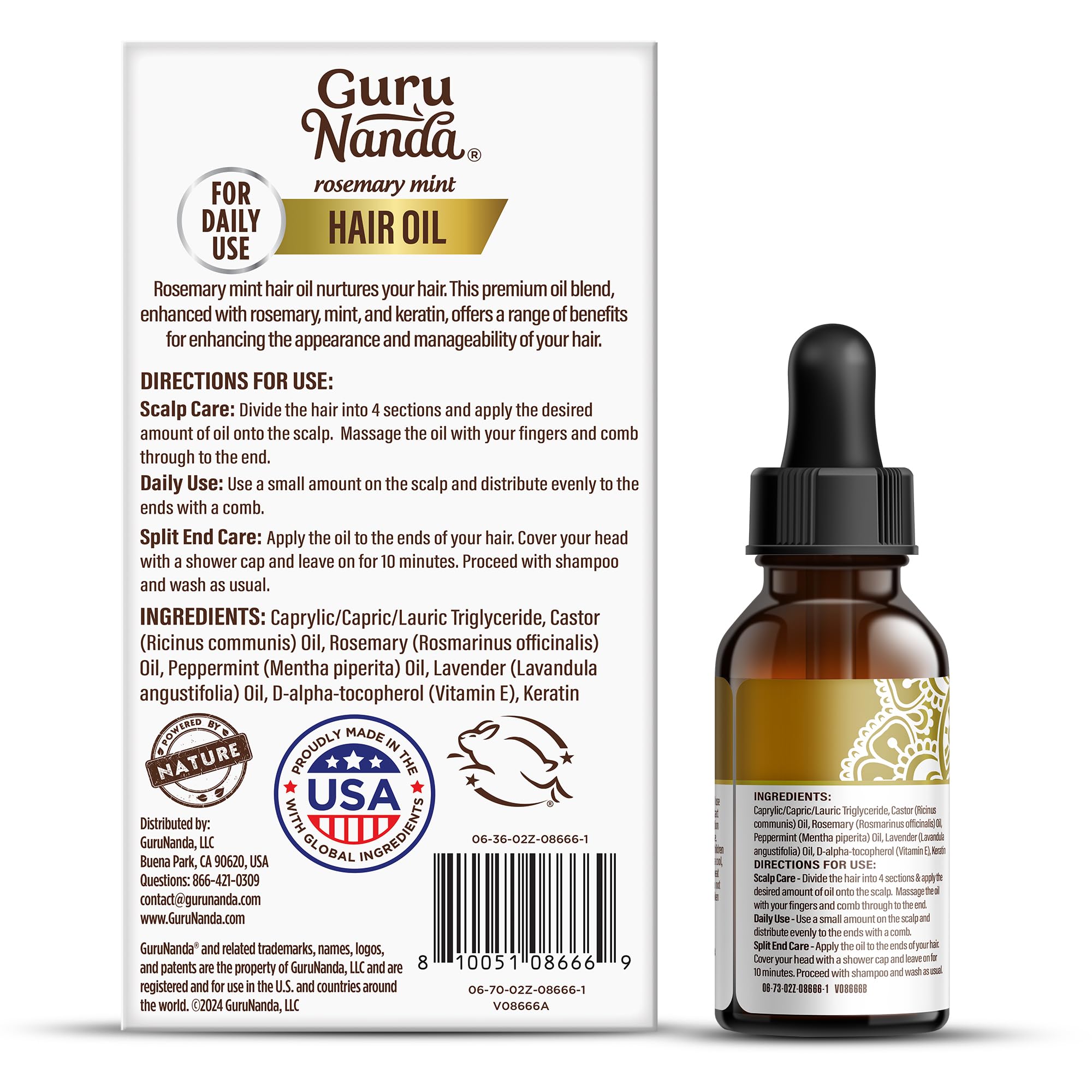 GuruNanda all hair-types image demonstrates versatile use