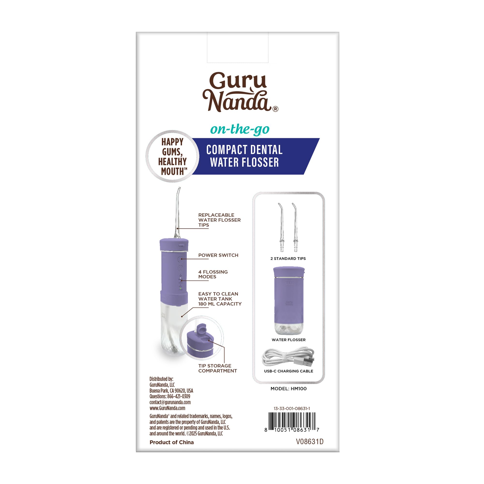 GuruNanda smart timer helps track cleaning duration during sessions