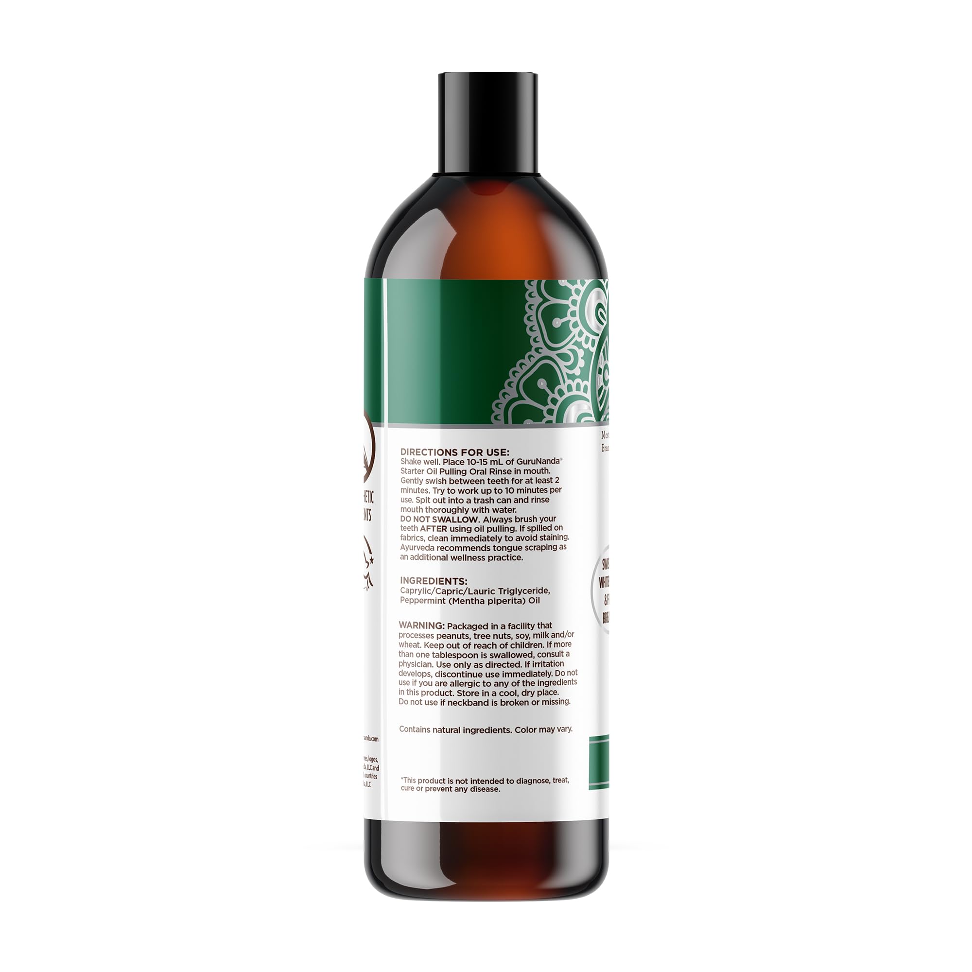 GuruNanda Starter Pulling Oil use scene hints at a breath-freshening routine